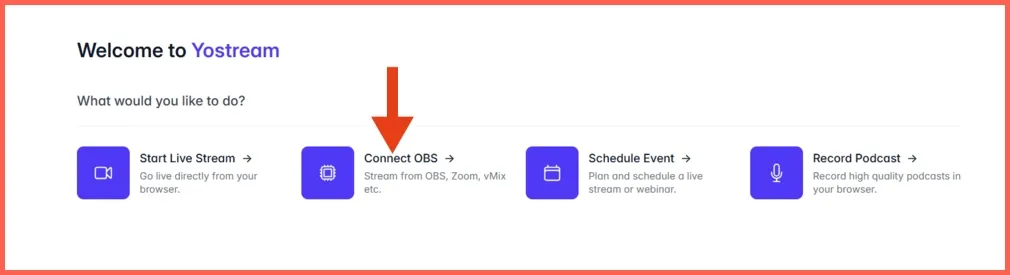 connect obs