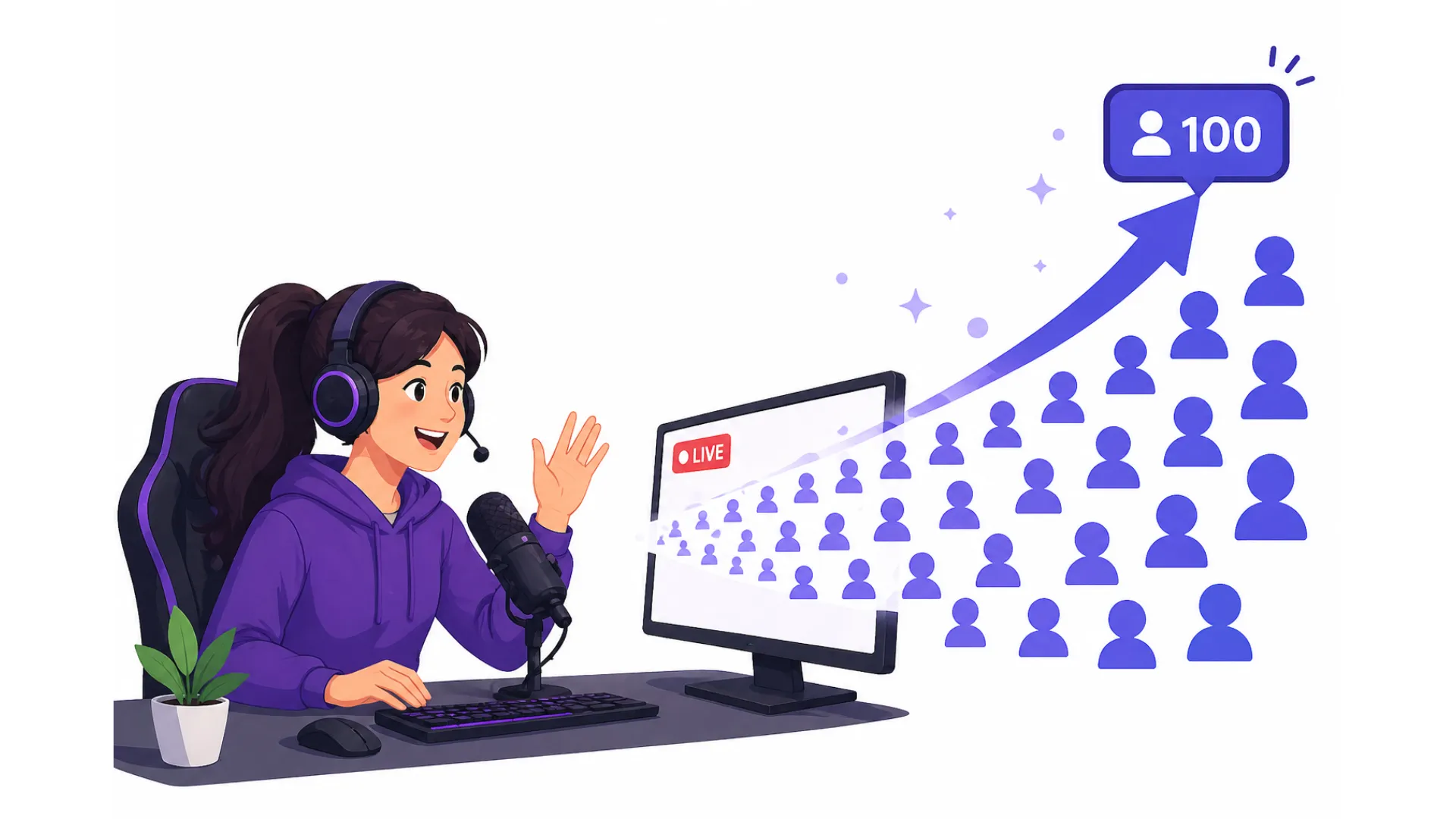grow live stream audience