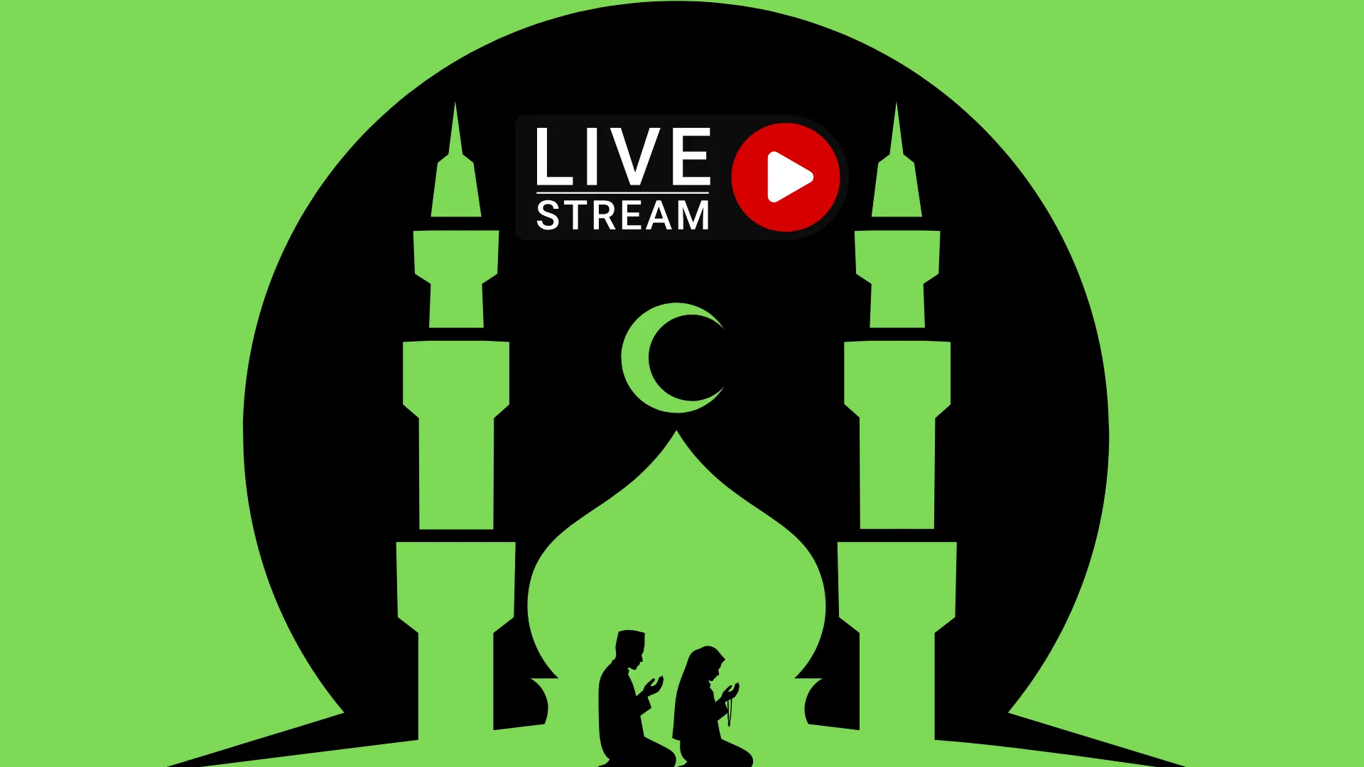 live stream Ramadan Taraweeh prayers online