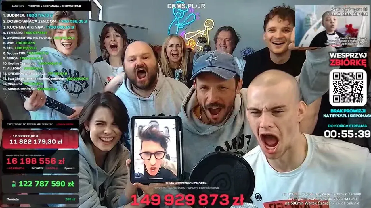 polish live stream world record