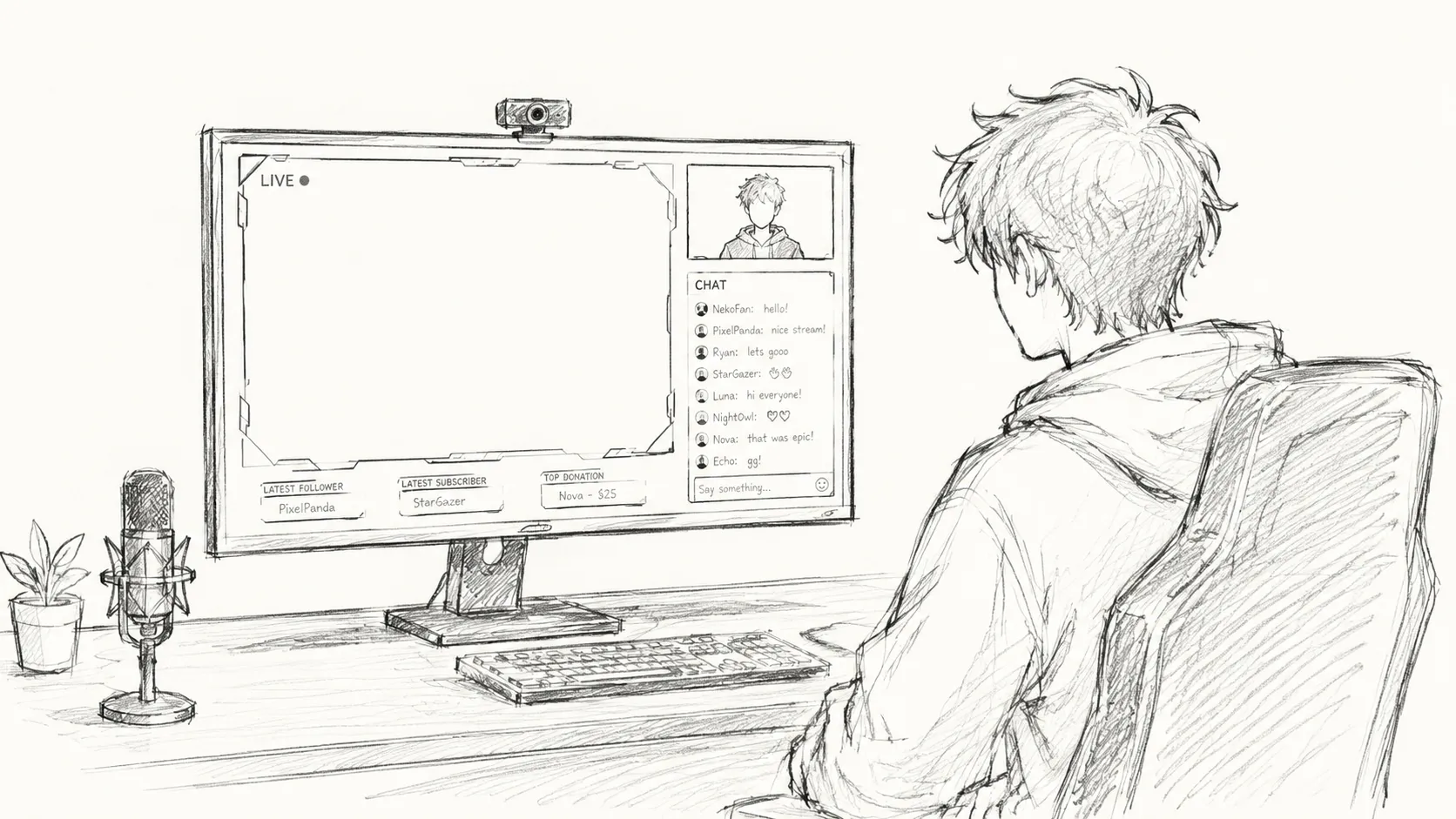 professional stream overlay