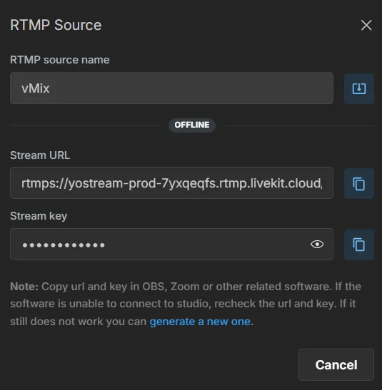 rtmp details